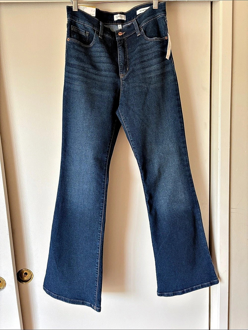 Jessica Simpson High Rise Flare Jean Blue NWT